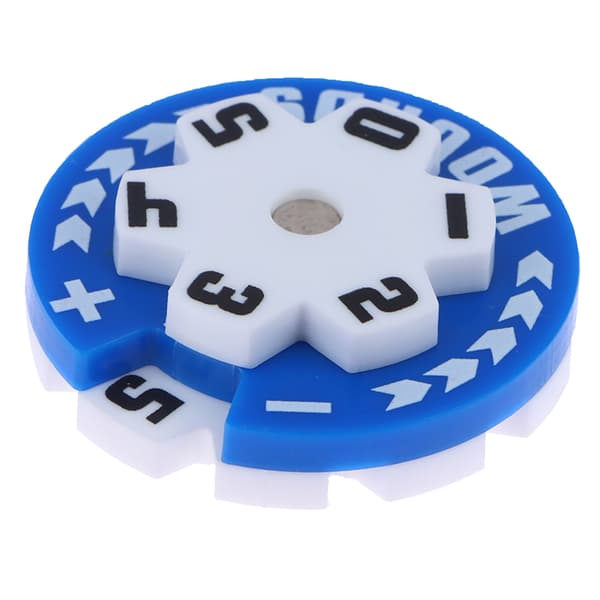 Tæller 32MM Rund Sundhedsskade Sår Tracker Akryl 0-59 Li