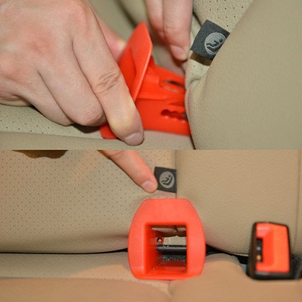 Spärrguide Säkerhetsstolar Allmänt Isofix-gränssnittsbältesspärr Red