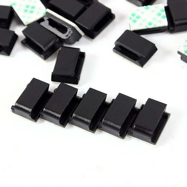 Ny 10x biltrådkabelholder Slipsklips Fixer Organizer Dr