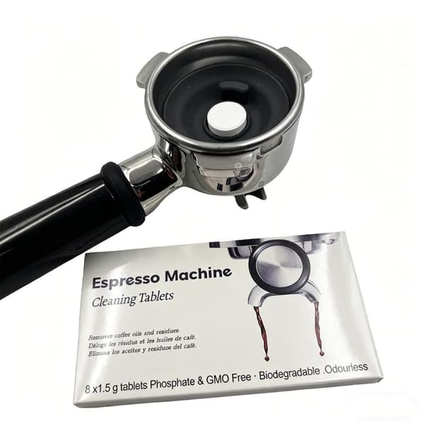 8 st/set Rengöringstabletter för espressomaskin, avkalkningstabletter