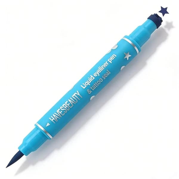 1/4 stk. Dobbelt-endet farve eyeliner mønsterstempel vandfast makeup A1