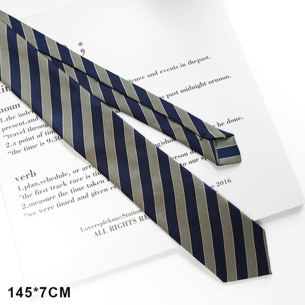 JK Slips for kvinner stripete halsslips stil for JK uniform langt slips A1