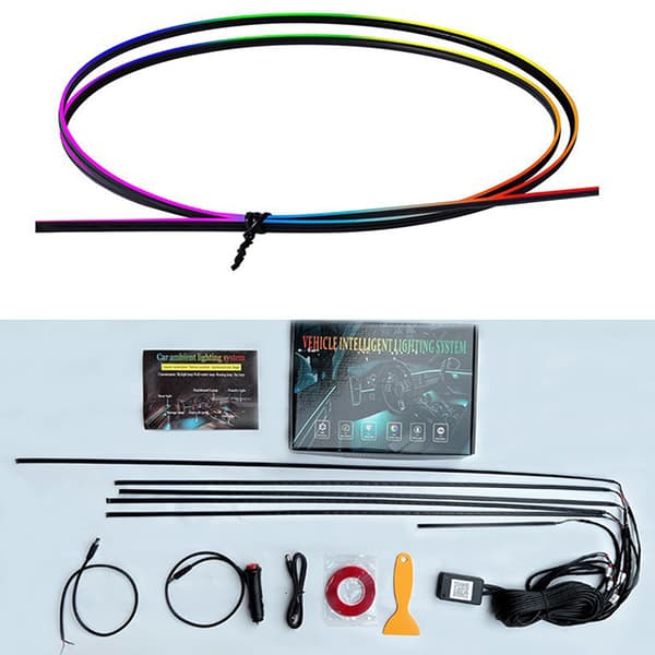 Universal Akryl LED Ambientljusremsa RGB Atmosfär Inter A5
