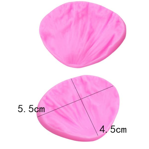 Silikonform av kronblad peon blomsterklemme kakeform DIY bakefond