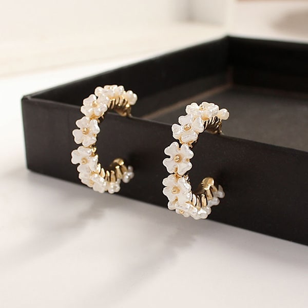 Kvinder Øreringe Udsøgte Pearl Stud Øreringe Bryllupstilbehør