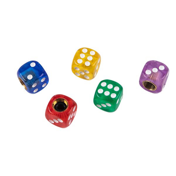 4 kpl Nopan muotoinen auton kuorma-auton renkaan ilmaventtiilin varren cover pöly Blue
