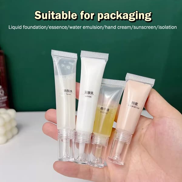 2 STK Kosmetiske Bløde Tuber Hyaluronsyre Dråbeflaske Tom Flaske C 2PCS