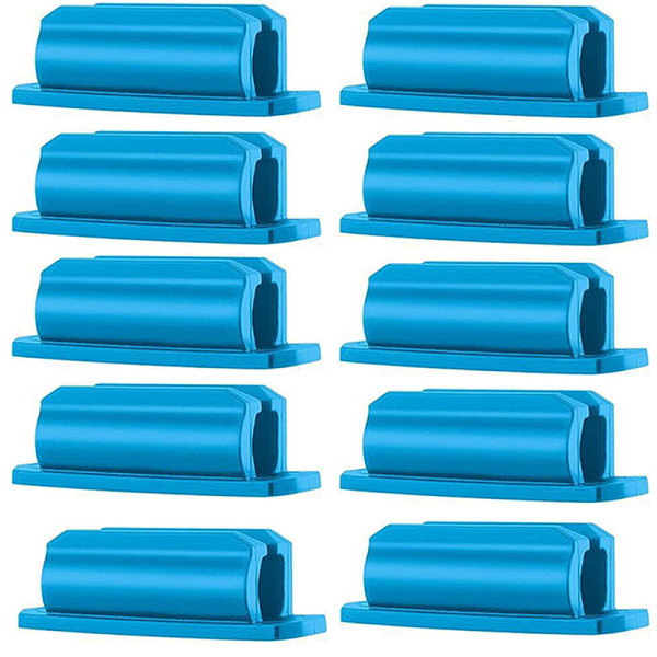 Pennhållare silikon Blue 10PCS