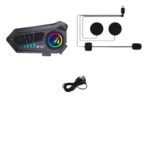 MOFOX Y12 Pro Motorcykelhjelm Intercom Headset Med Musikdeling 3
