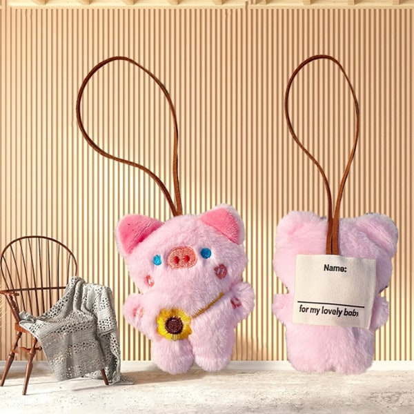 Squeak Doll Name Tarra Riipus Sammakko Panda Pehmo Matkalaukkulappu Rabbit