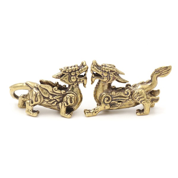 Retro Brass Ancient Beast Flying Pixiu Kodinsisustus Koristeet Fi C