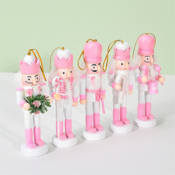 12 cm Nötknäpparen Puppet Soldier Desktop Crafts Ornament Christmasm