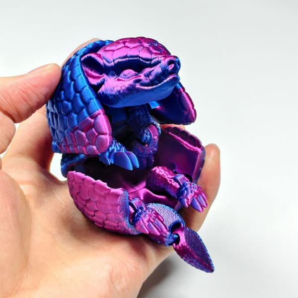1 stk 3D-printet Pangolin-statue Fidget-actionfigurer til hjemmet B 17x7CM