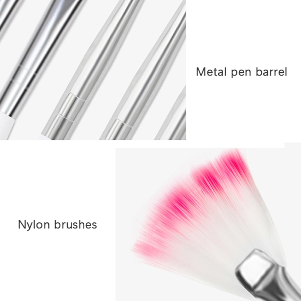 7 Stk/Sæt Nail Art Pen Tips UV Gel Painting Pensel Manicure Sæt