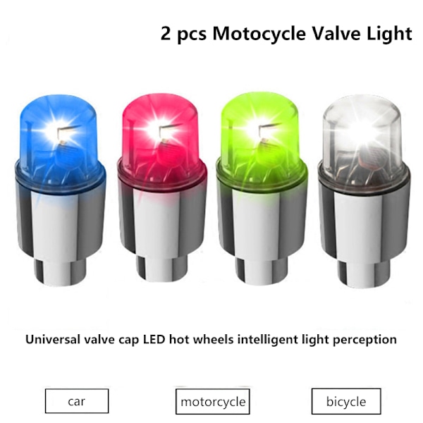 2 kpl Moottoripyörän venttiilivalo Kestävä polkupyörän pyöränvalo Bicille  color C 98aa | color C | Fyndiq