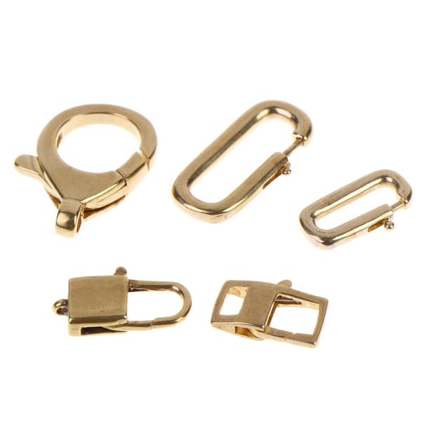 1/2/4 stk DIY Spænde Tilbehør til DIY Håndlavede Smykker Nøglering Pe 17.5x10mm 2pcs