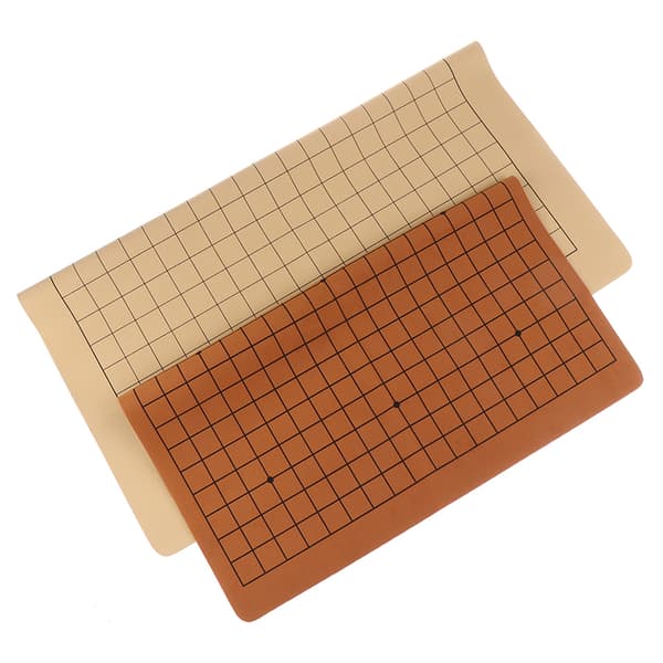 PU Leather Go Game Schackbräde Brädspel för 2,2 cm Pieces One S 53X61CM