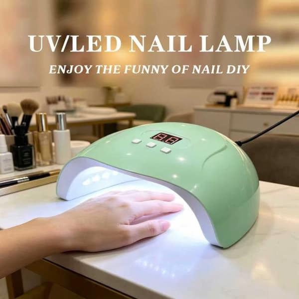 1 stk. Gel neglelampe med 3 timerindstillinger, autosensor til gelpolish A5