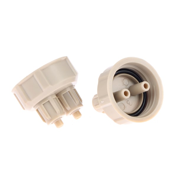 2 stk CO2-system rørventilmåler flaskelokk DIY luftspreder