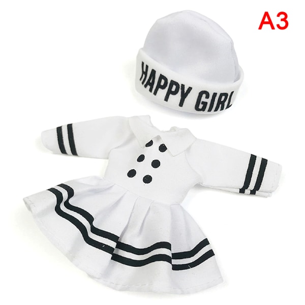 Nya 16 cm Universal Bjd Doll Klädtillbehör 1/12 Mode D A3