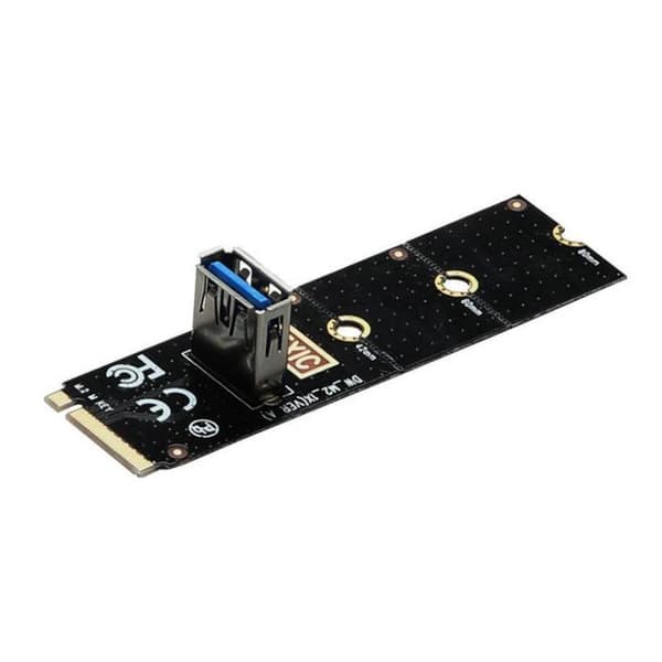 1 stk NGFF M.2 til PCI-E X16 Slot Overførselskort Mining Pcie Riser