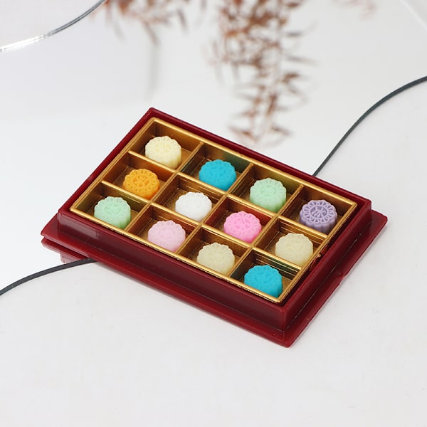 1:12 Dukkehus miniture simulering Mooncake Model Decoration A