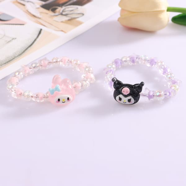 Cinnamoroll Kuromi My Melody Cartoon e Par Armbånd Legetøj Til 02