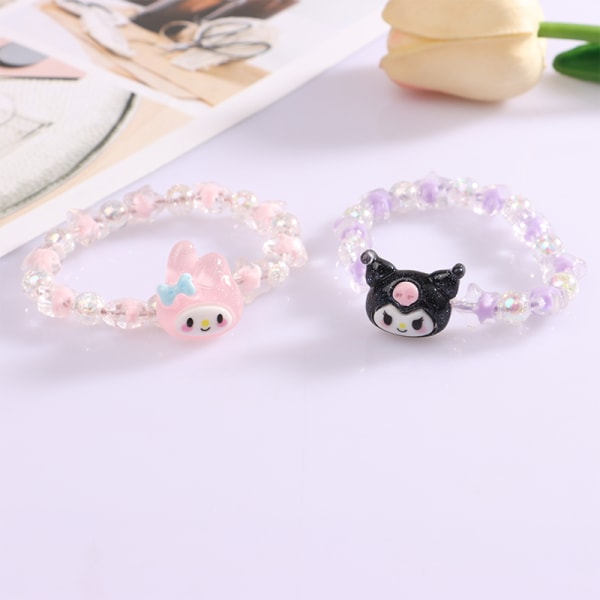 Cinnamoroll Kuromi My Melody Cartoon e Par Armbånd Leker For 02