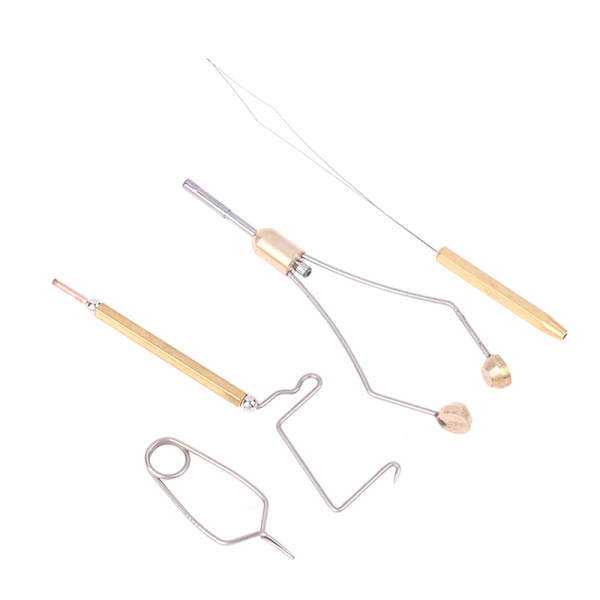 Fiske Fluebinding Spoleholder Bodkin Hackle Plier Dubbing Twi D