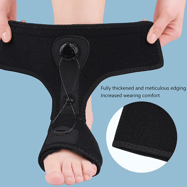 Justerbar ar Fasciitis Night Foot Skinne Orthotic Brace Elasti