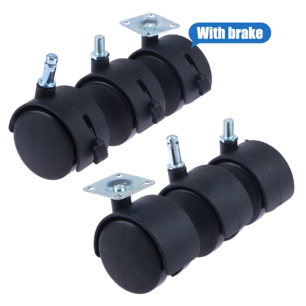 1 Par 1 tum Universal Hjul Svänghjul Roller Rullstol Ca C 1Pair