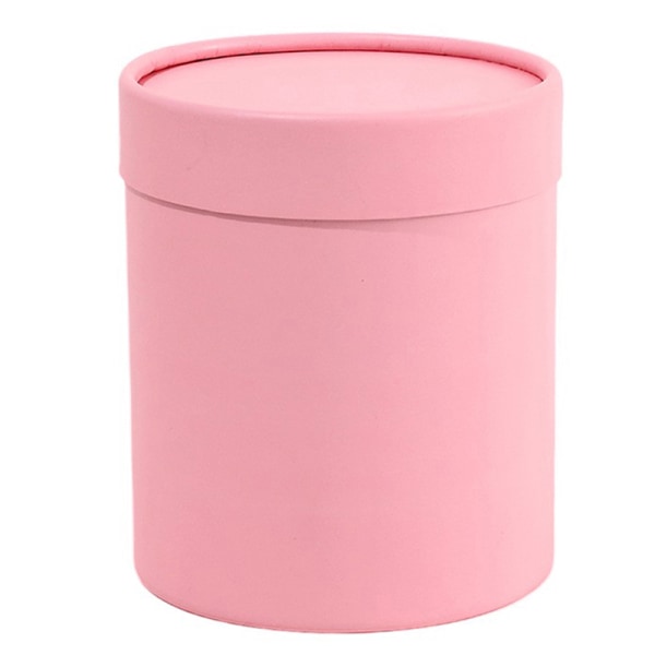 Kukkalaatikko 12cm pyöreä pahvilahjalaatikot Hääjuhla Rose F Pink