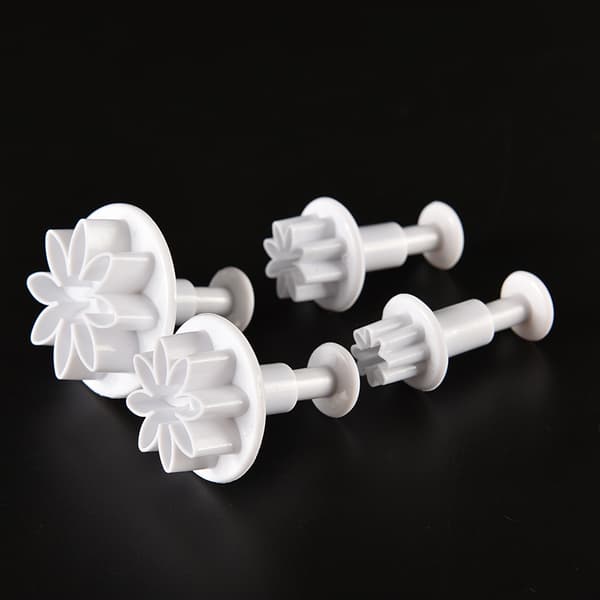 4X Kage Fondant Sugarcraft Decor Cookie Form Form Stempel Dais