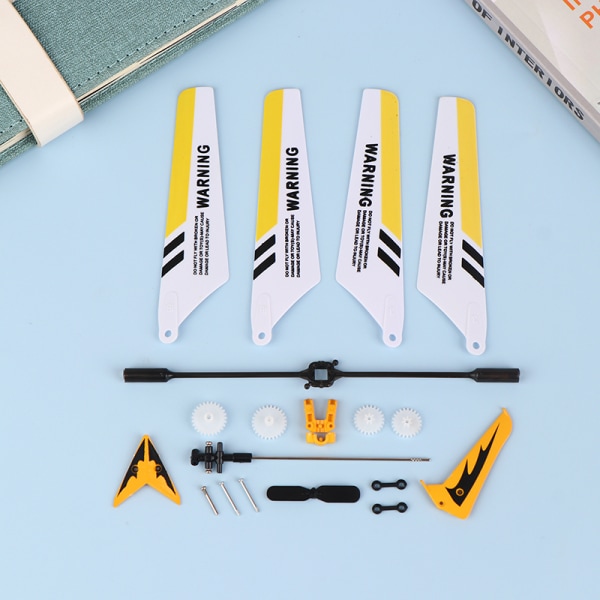 Varaosien vaihto S107G Rc Set Tail Helikopteri Full S107 Yellow