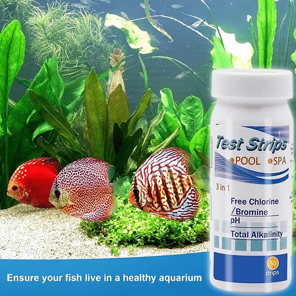 Akvarium Vattenteststickor Tank Vattenkvalitet Testkit A