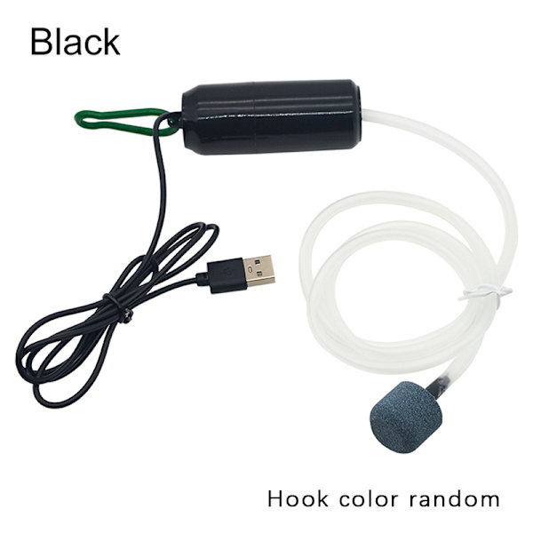 Akvaarion happikaasupumppu USB kalasäiliön pieni ilmastin ilmatiiviste White