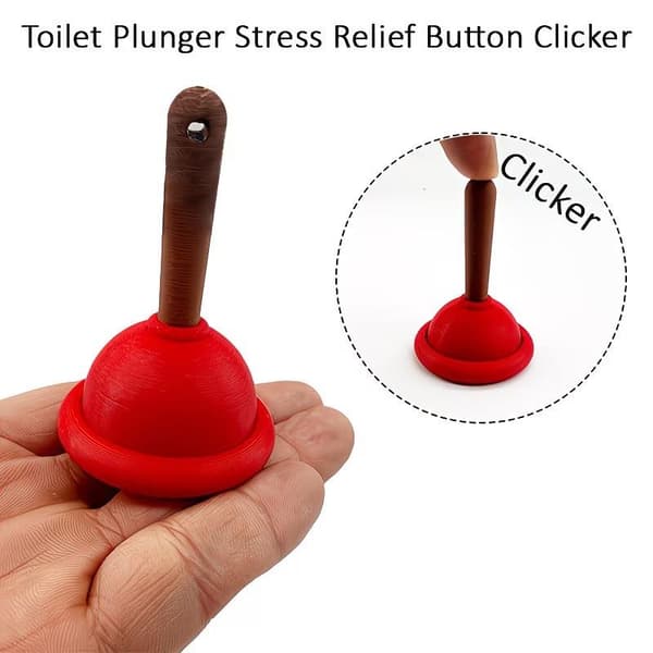 Acorn Relax Clicker Nøkkelring Fingertupp Trykkknapp Fidget A4