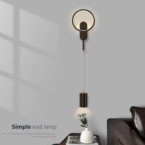 Tre-farvet sengelampe Black