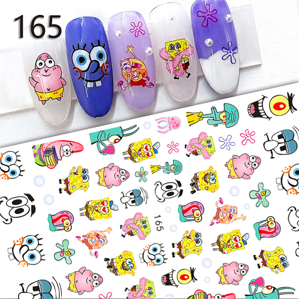 1 ark e klistermärken Nail Art Supplies Tecknad Djur ss Nail A3