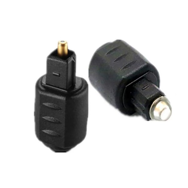 Mini optisk O-adapter 3,5 mm hunstik til digital firkant