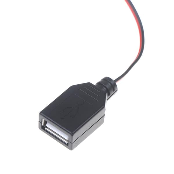 55CM Alligator Test Clips Strømkabelklemme Til USB Han Og Hun usb female