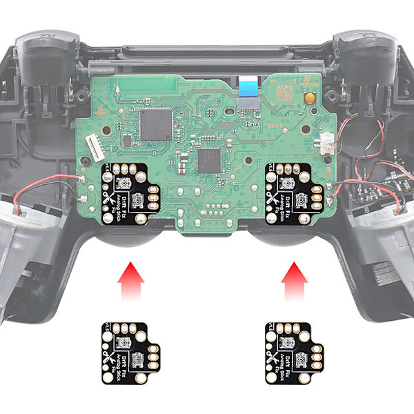 10 st Analog Stick Drift Fix Mod Reset Drift Thumbstick Resist Black