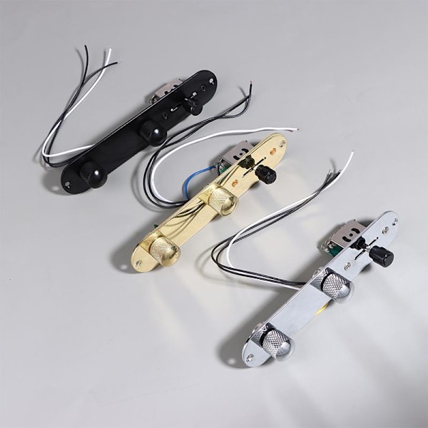 1PC Way Wired Loaded Prewired Harness 3-vejs switch-knapper lineær Black