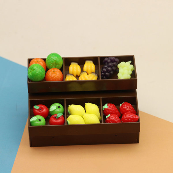 1/12 Dukkehus Supermarked Displayhylde Model Dukkehusmøbel