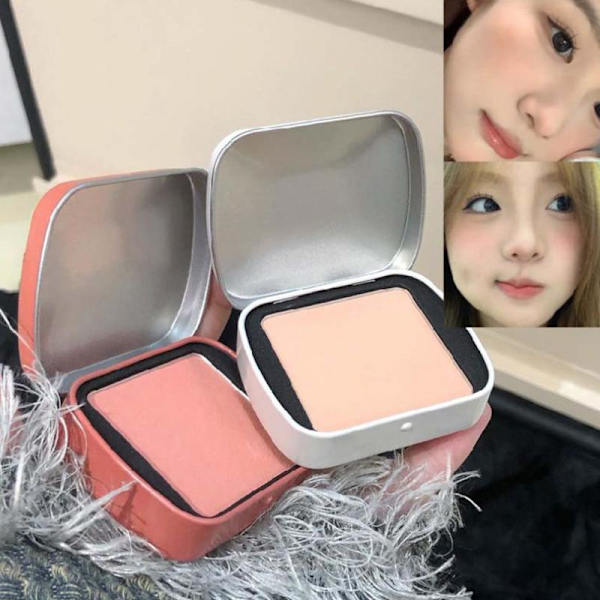 Blush Mud Langtidsholdbar Kindkonturfarve Ansigtsblusher Monokrom A4