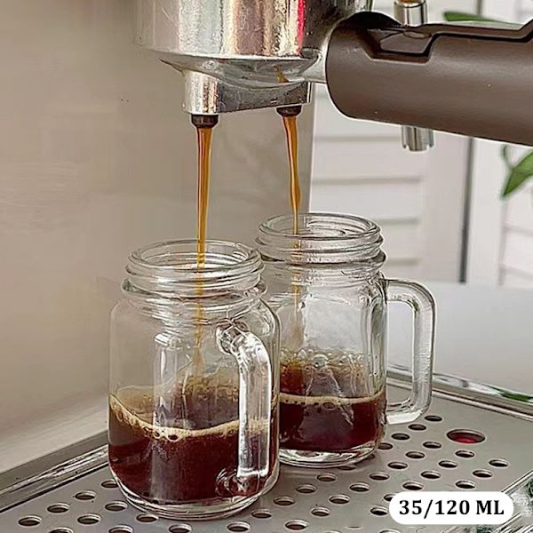 35/120 ml Kahvin sinetöity säiliö Lasinen säilytyssäiliö Barista Accesso 120ML