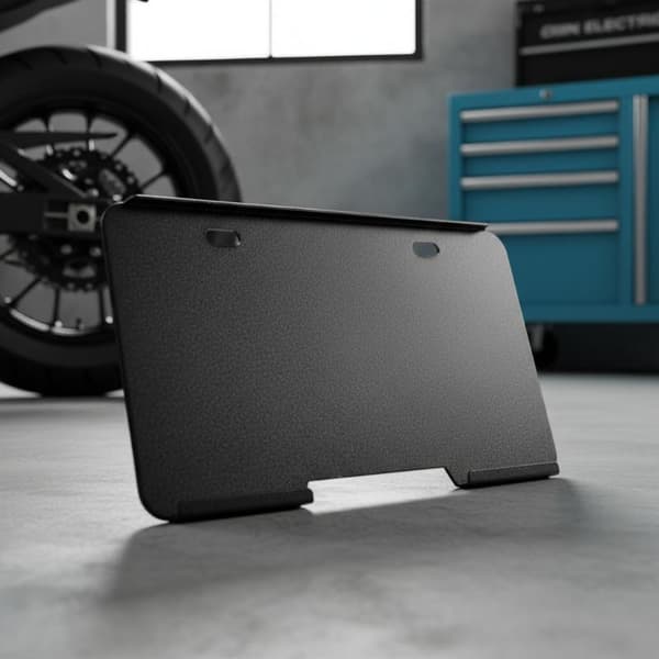 Nummerpladeholder Motorcykel Bag- og Frontbeskytter Cover S 2