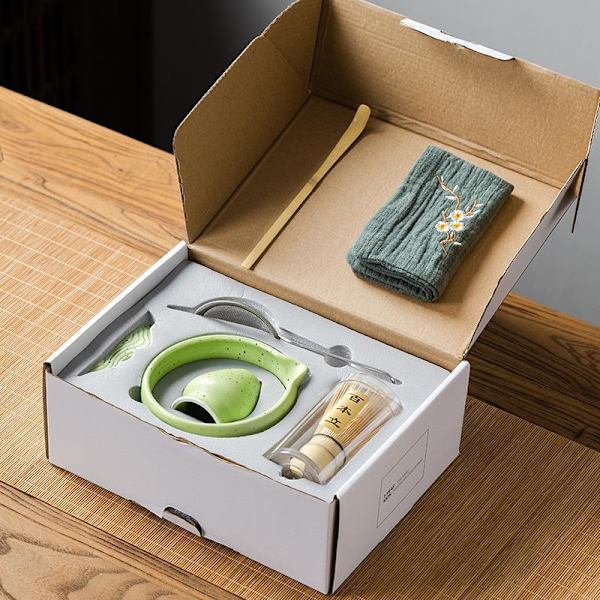 Bambu Matcha Vispset Matcha Visp Visphållare Traditionell T B