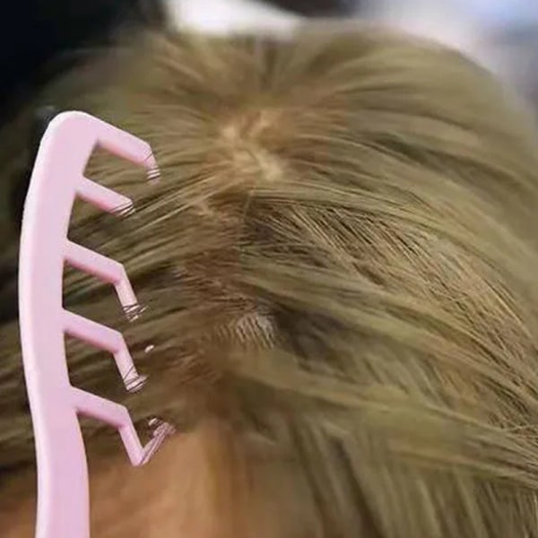 Z-formad kamhår fluffigt kamhår kamma instant hårvolym Green