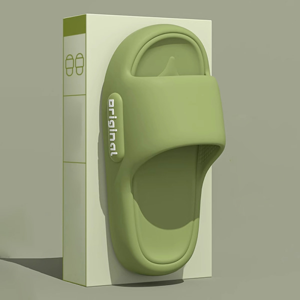 Platform Cloud Hjemmesko Platform Sandaler Komfortable Blød-sålede Green 36